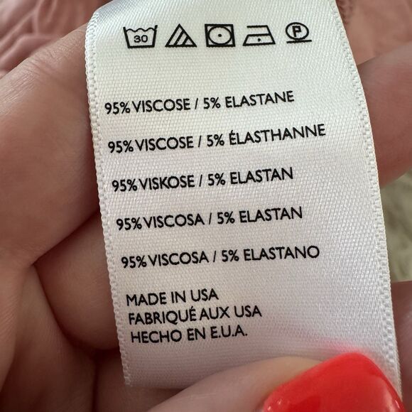 Free People Beach Maxi Dress Women’s Small Ruched Off Shoulder Pink Long Sleeve - Picture 9 of 10